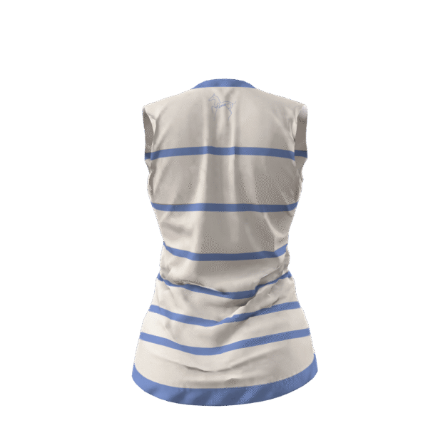 Womans Striped Sleevless Tee - Image 5