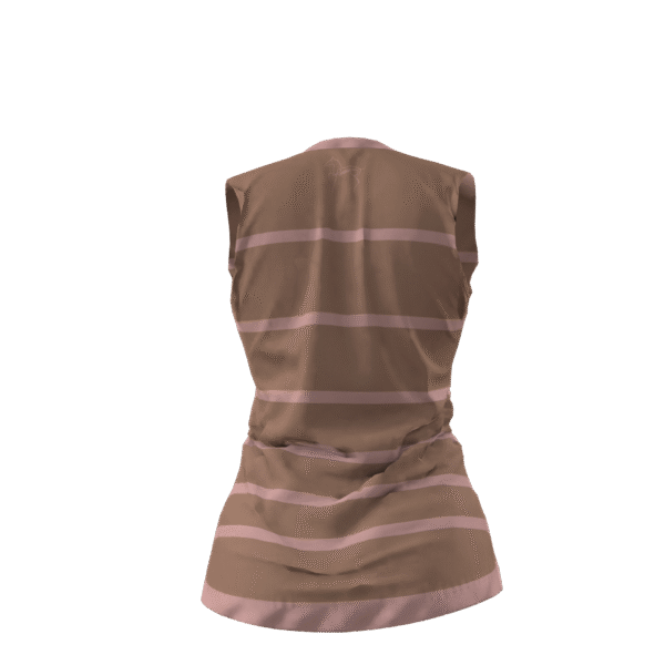 Womans Striped Sleevless Tee - Image 7